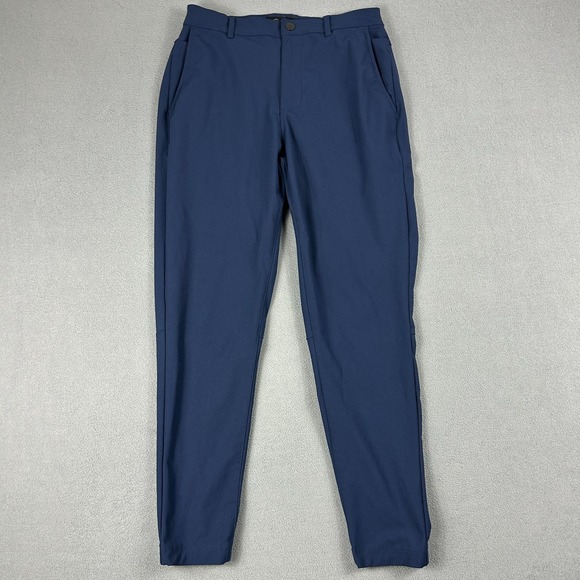 Cuts Clothing AO Jogger Pants Mens Medium Blue Tapered Chino Slacks Performance - Picture 1 of 10
